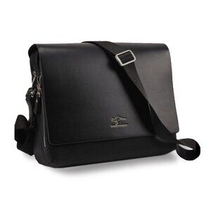 Kangaroo Kingdom Black Cross Body Bag